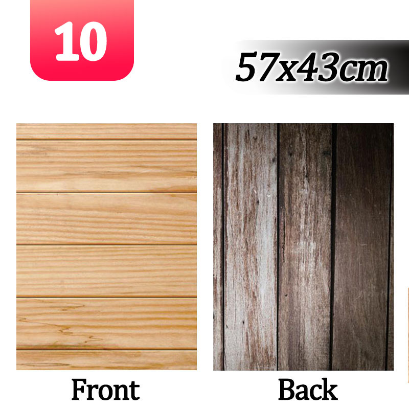 Fondos de fotografía de mármol 57*43CM 2 caras grano de madera foto fondo papel tapiz estudio productos impermeables accesorios fotográficos: royal blue