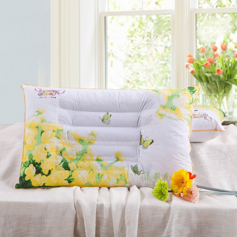 Almohada ortopédica para dormir, almohadas de alforfón Core lavanda, cama larga, almohada para dormir para el cuello, cervicales, buena salud, 1 unidad