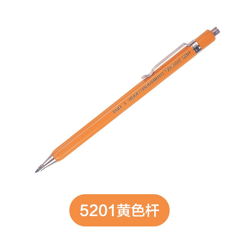 Koh-i-noor Mechanical Pencil 2.0 Mm Pencil Lead Automatic Pencil Engineering Sketching Drafting Pencil Office Stationery: Yellow