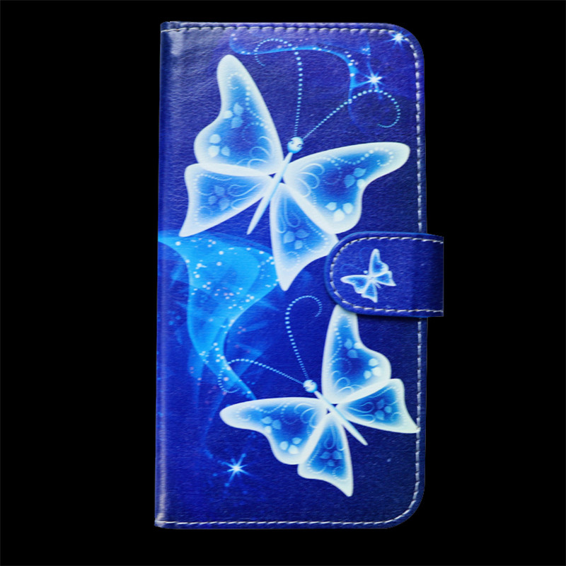 Voor Vertex Impress Klik Case Bloem Lederen Flip Case Voor Vertex Impress Klik Back Cover Coque Print Stand Book Case coque: Pattern 8