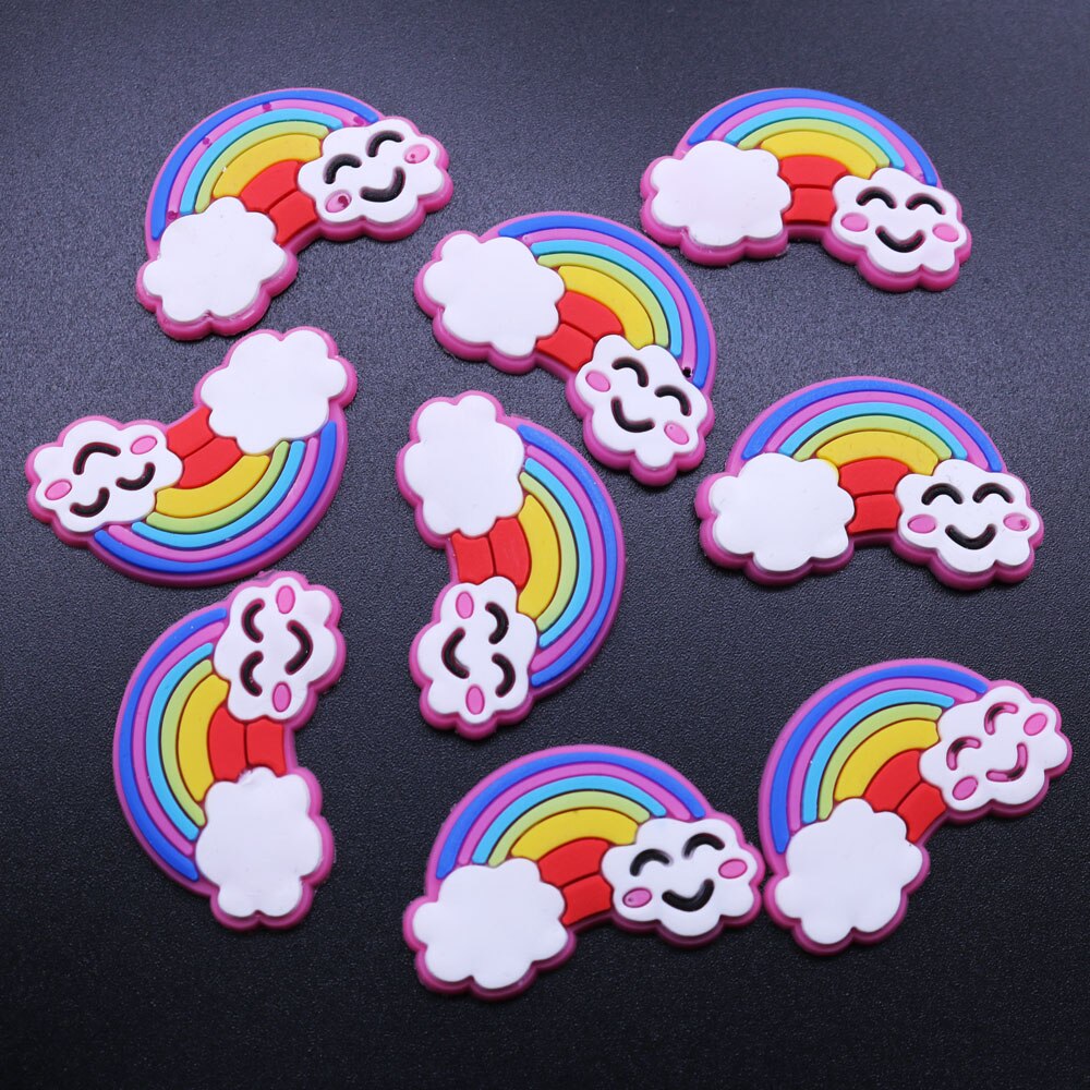 20 PVC Regenboog Serie Decal Koelkast Decal Rugzak Mobiele Telefoon Decoratie DIY halffabrikaten RJ-016