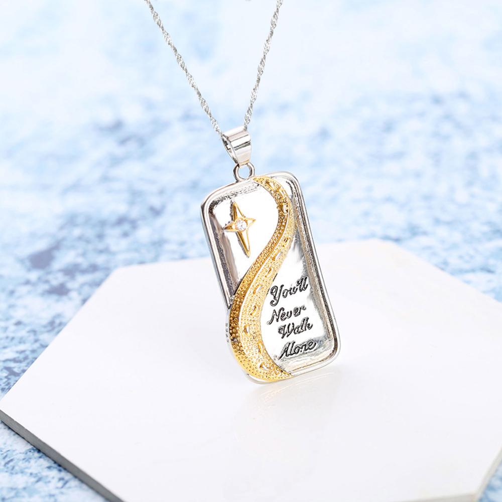 U Nooit Lopen Langs Vriendschap Zinvolle Ketting Perfect Aanmoediging Mode En Mooi