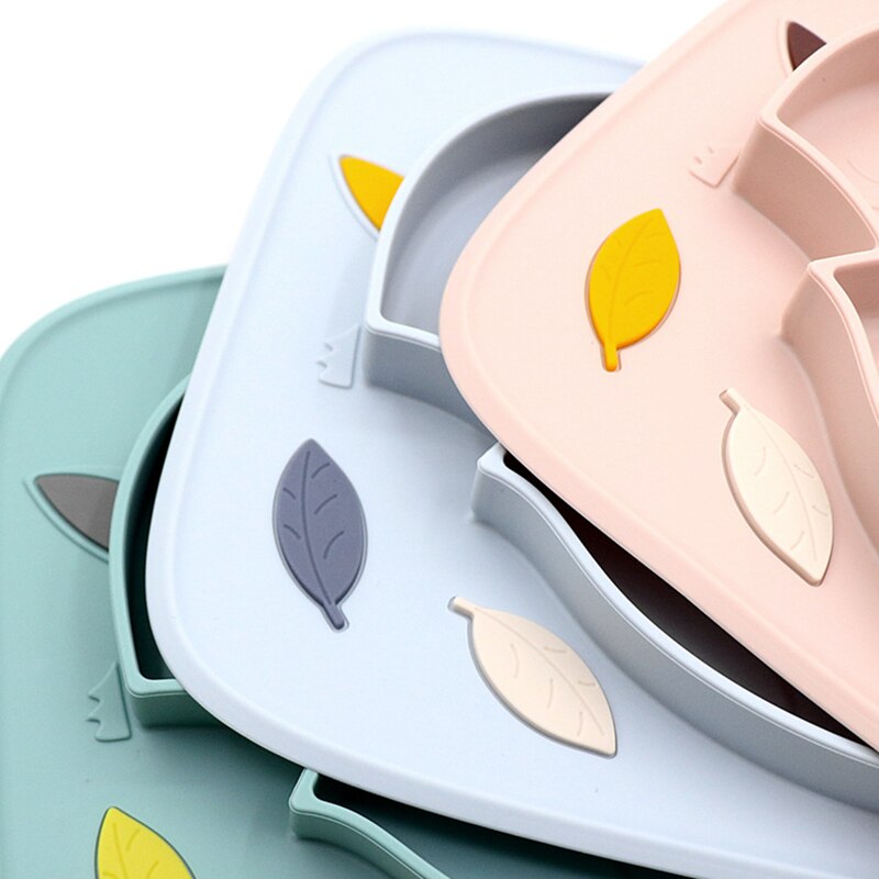 Alimentation plaques d'aspiration bébé nourriture plaque enfants Silicone plateau vajillas platon infantile plats pratos enfant manger bol prato infantil