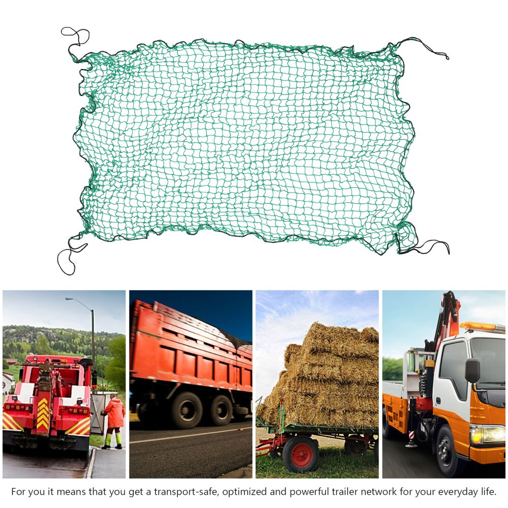 Universal Cargo Net Car Mesh Cover Trailer Bungee Net Truck Accessory 1.5 x 1.5m
