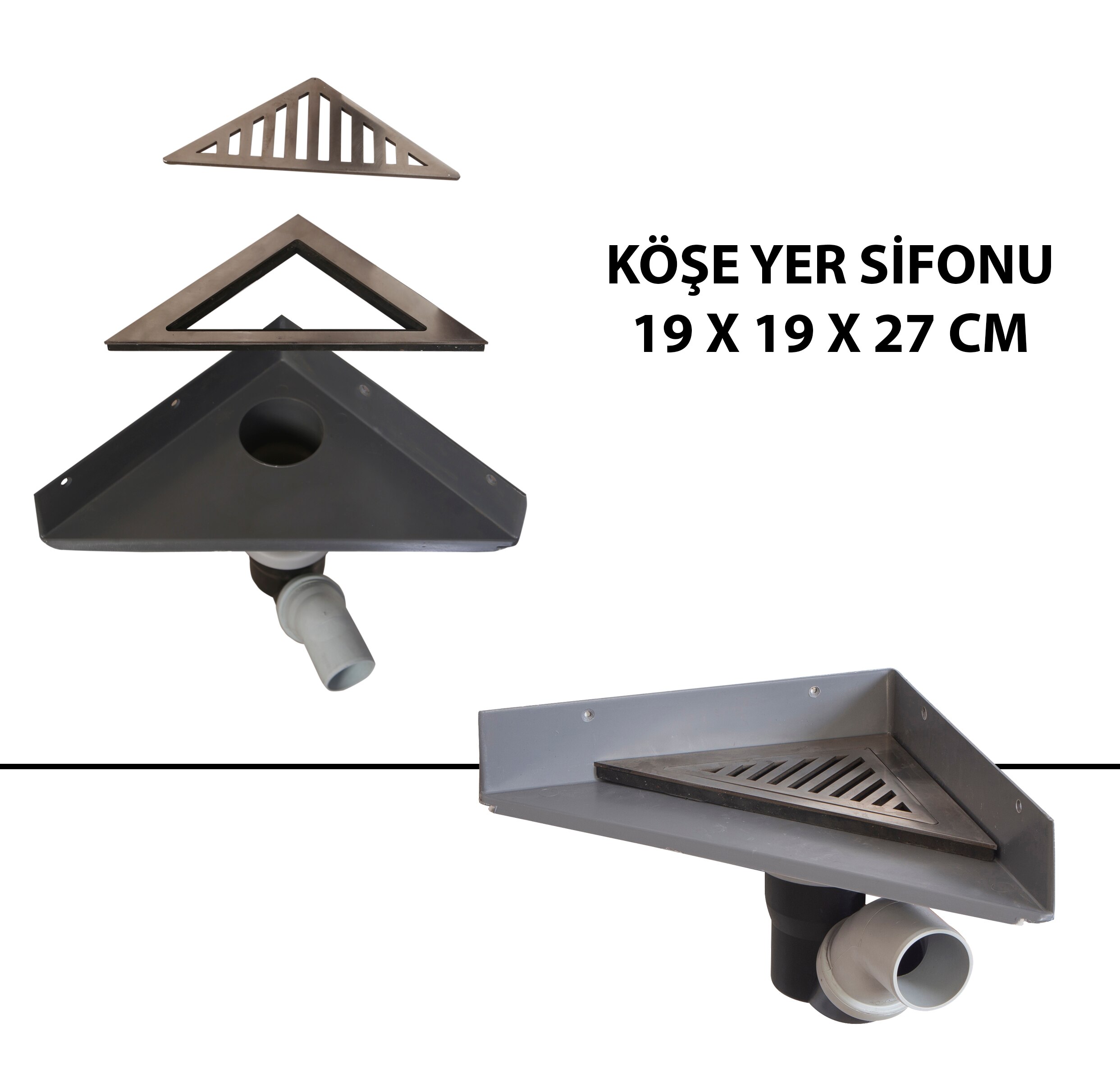 corner floor drain H2Oflow