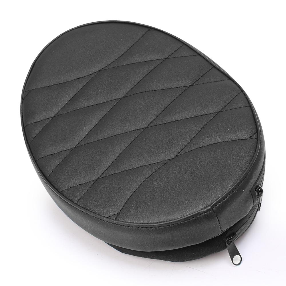 Cafe Racer Motorcycle Universal Passenger Sissy Bar Cushion Backrest Pillion Pad Fit For Harley Touring Road Glide