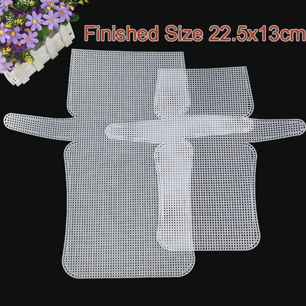 Crochet à grille pour couture, bricolage, fournitures artisanales, sacs à loquet, maille en plastique, fil de tissu, sac, tapis, sacs de tissage, accessoires de fabrication: M