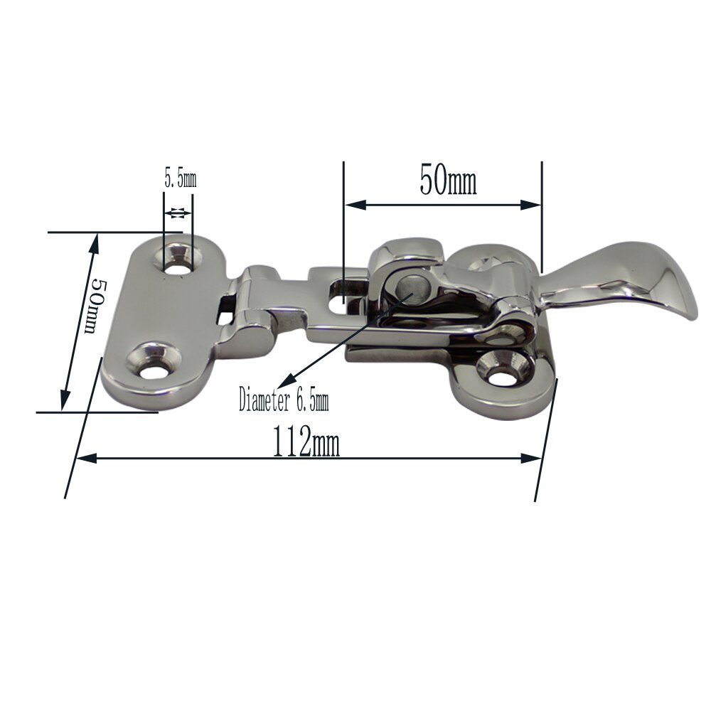 Yardwe 2pcs Marine Webbing Clamp Webbing Fixing Plate Deck Mounting Yardwe 2pcs Marine Webbing Clamp Webbing Fixing Plate Deck Mounting