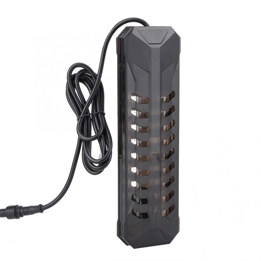 Luces LED para acuario a prueba de agua, lámpara de esterilización UV para acuario, desinfección ultravioleta, luz de decoración impermeable