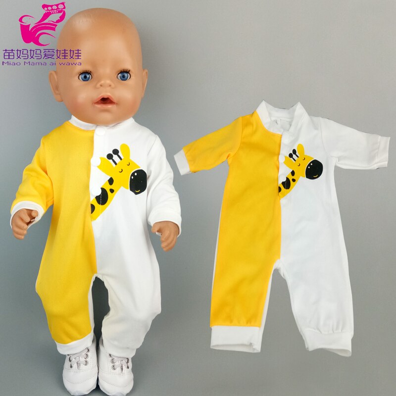 Ropa de muñeca bebé, monos para muñeca de bebé reborn de 17 pulgadas, prendas de vestir, de cumpleaños para niña: A14