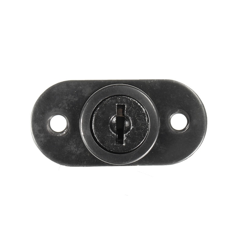 Lowest Price 19mm Cam Lock For Office Computer Desk Cabinet Drawer Cupboard Locker +2 Keys 180 Degree Zinc Alloy