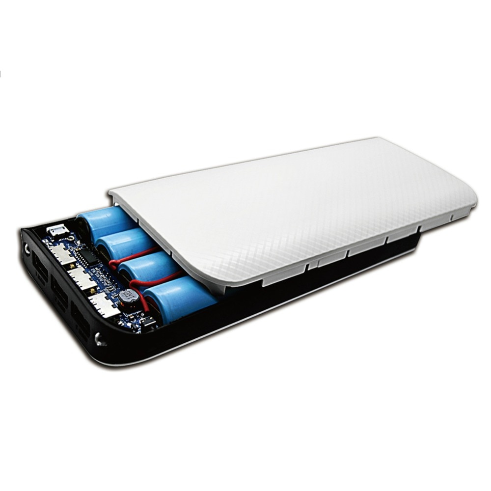 3 Porta USB FAI DA TE 18650 Batteria Caso Accumulatori e caricabatterie di riserva Borsette ah CONDOTTO LA Luce di Visualizzazione Dello Schermo LCD Powerbank scatola FAI DA TE scatola Batterie Del Telefono caricatore