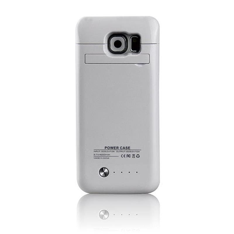 4200Mah Portable Power Bank Pack Backup Externe Lader Opladen Batterij Beschermhoes Cover Voor Samsung Galaxy S6edge