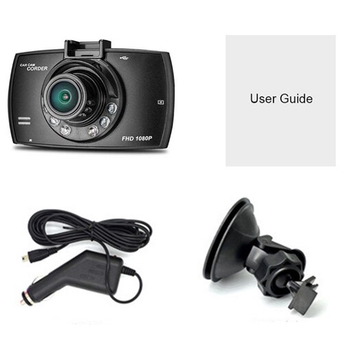 Dash Cam DVR caméra voiture | Full HD 1080P voiture Dvrs voitures Vision nocturne, capteur G enregistreur de conduite enregistreur vidéo enregistreur voiture Dvrs: Default Title