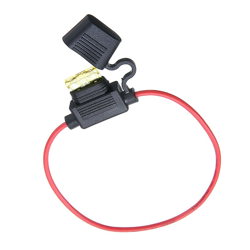 Porte-fusible étanche en ligne pour voiture, Standard + 5 fusibles 12V 30A