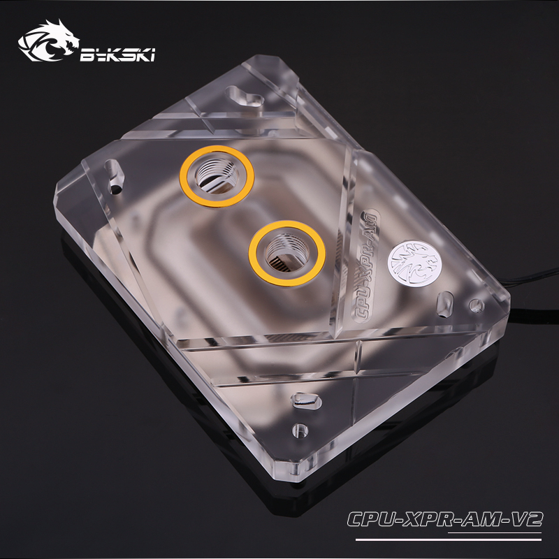 Bykski Water Cooling RGB CPU Block for AMD TR4 AM4 AM3 AM2