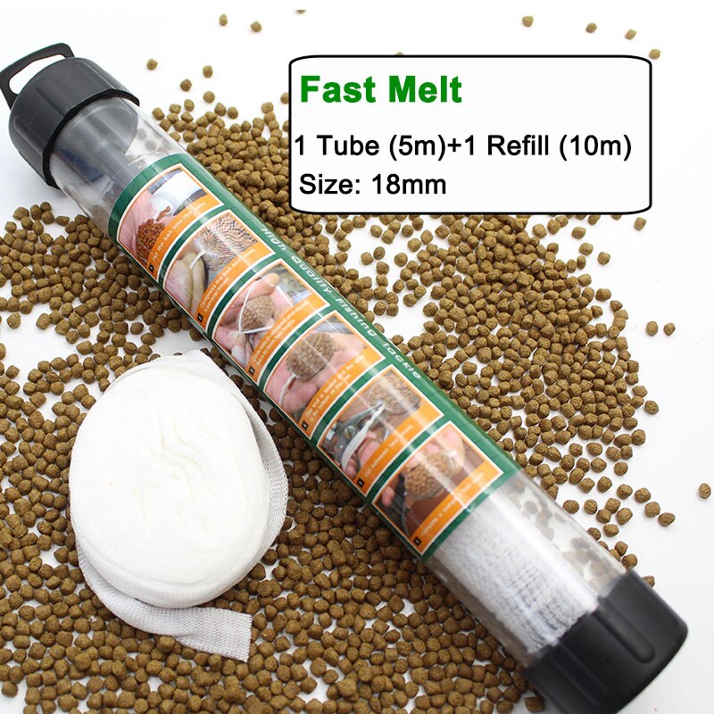 Carp Fishing Bait Boilies Bag Water Soluble PVA Mesh for Carp Coarse Feeder Fishing Boilie Bait Bag Tackle: 18mm - fast melt