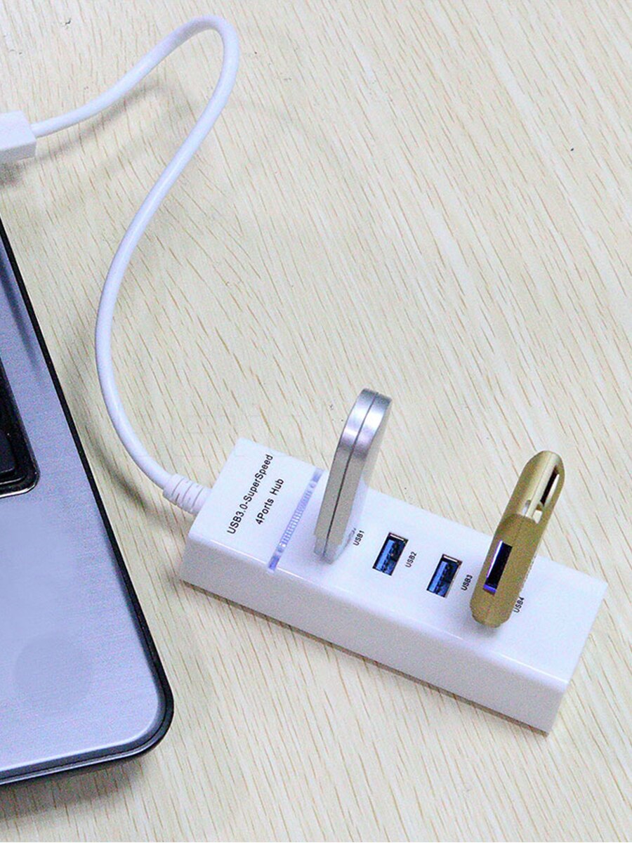 Kebidu 4 -poorts usb 3.0- hub 4- poorts stekker opladen met  gl3520 chipset tot  to 5 gbps voor laptop/ultrabook