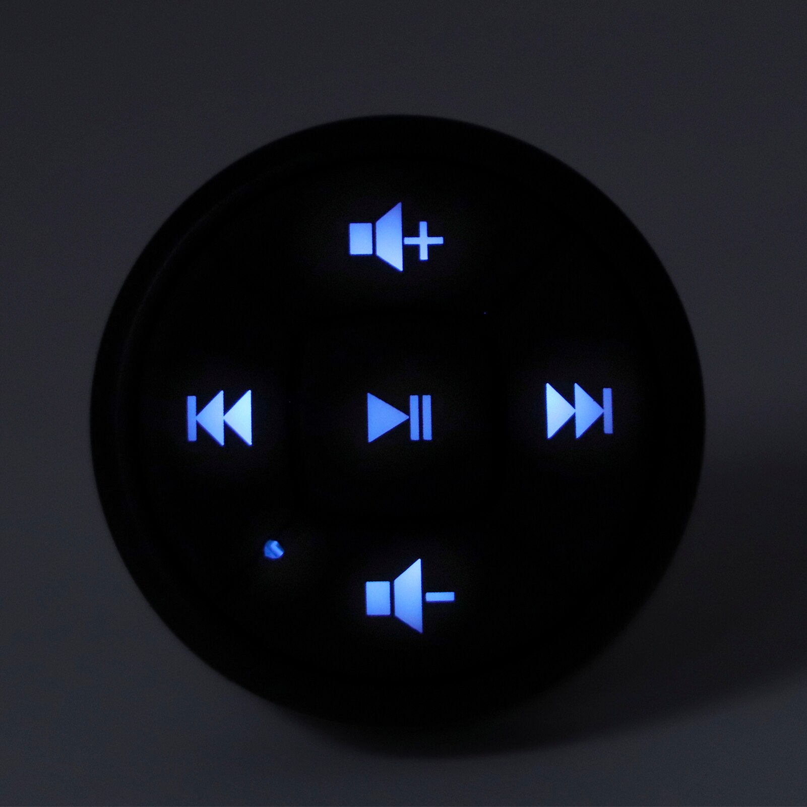 Auto Stuurbediening Knop Radio Volume Gps Draadloze Controller Schakelaar Stuurwiel Radio Afstandsbediening Knoppen Zwart