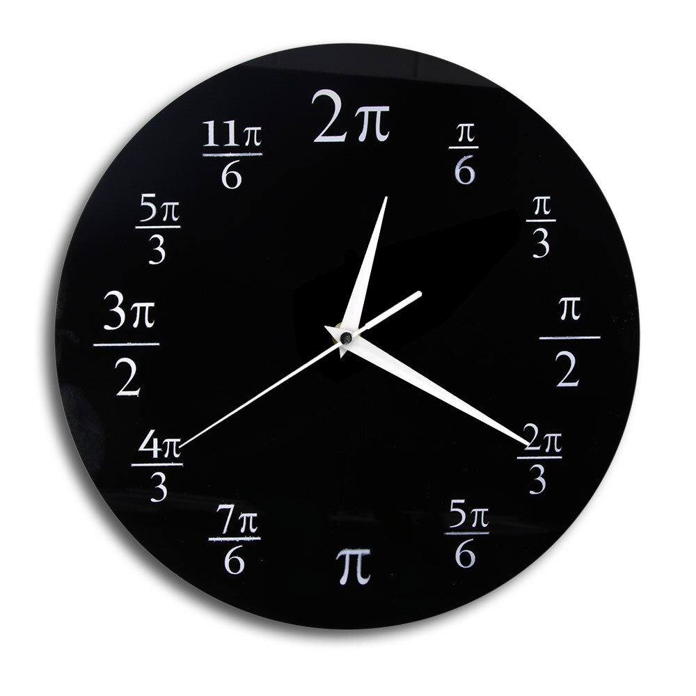 Horloge Pi Pop Quiz maths murale | Horloge mathématique, équitation mathématique, Geeky, maison, horloge Unique idée pour les amateurs de maths