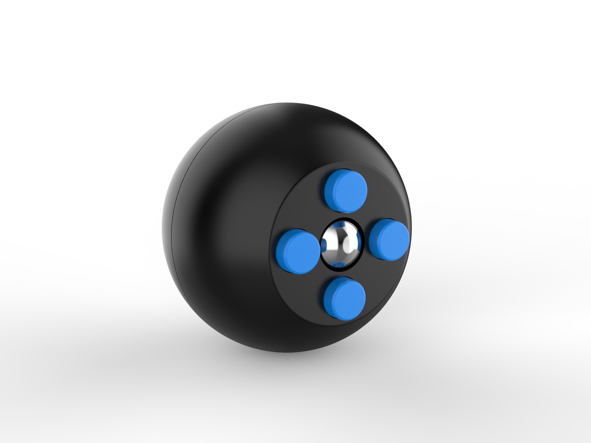 Ronde Decompressie Cube Dice Puzzel Decompressie Speelgoed Vreemde Decompressie Kubus Bal: Blauw