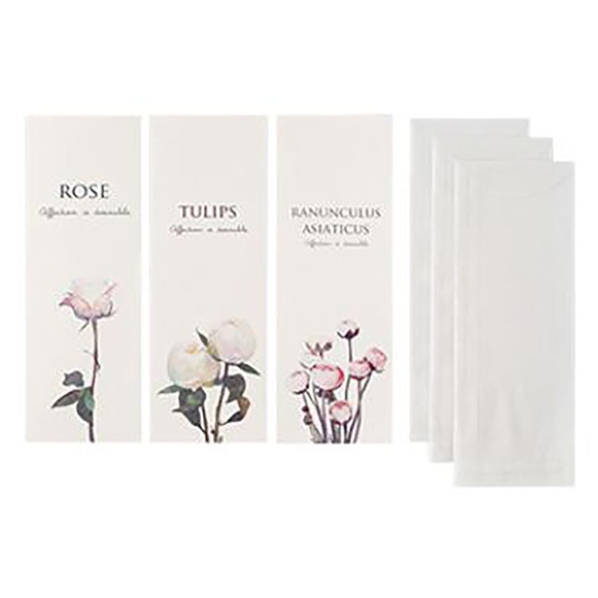 Flower Pattern Letter Pad Envelopes Set 3Pcs Envelope + 3 Sheets Paper Letter Message Greeting Card Paper Letter Stationary: 7