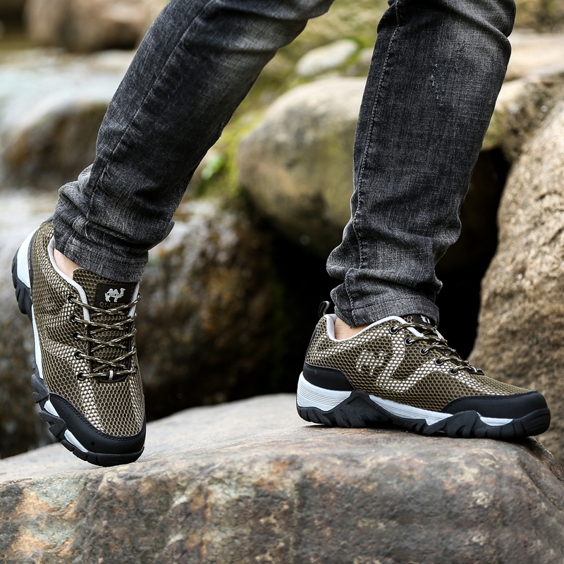 Men Hiking Shoes Trekking Mountain Climbing Boots Backpacking Non-slip Trail Hiking Sneakers Men's Amped Hiking Boots for Women