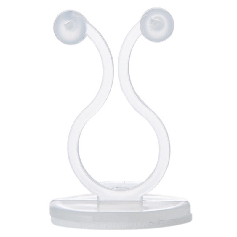 Planta Parede de Escalada Clipe Parede Vinha Fixação Na Parede Gancho Pegajoso Titular 10 pçs/lote!! Grampo invisível da braçadeira do rattan da parede: S