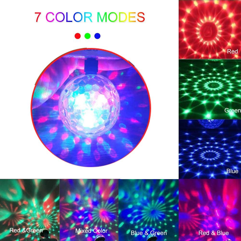 Led rgb usb disco-ljus portabelt hem partyljus driven led scen partyboll dj belysning karaoke party led dekor lampbelysning