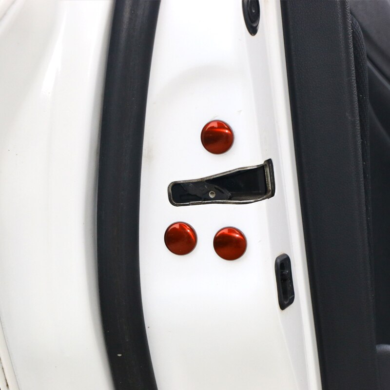 12 stk bilmodificeret dørskruebeskyttelseshætte rustskruedæksel til ford mondeo  mk3 mk4 mk5 auto dørskruedæksel bil styling