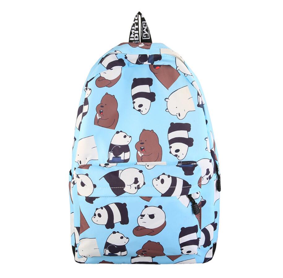 Cartoon Fruits Animals Print Women Canvas Backpack Large Capacity Students Travel School Bagpack Avocado Mochila Feminina: 4