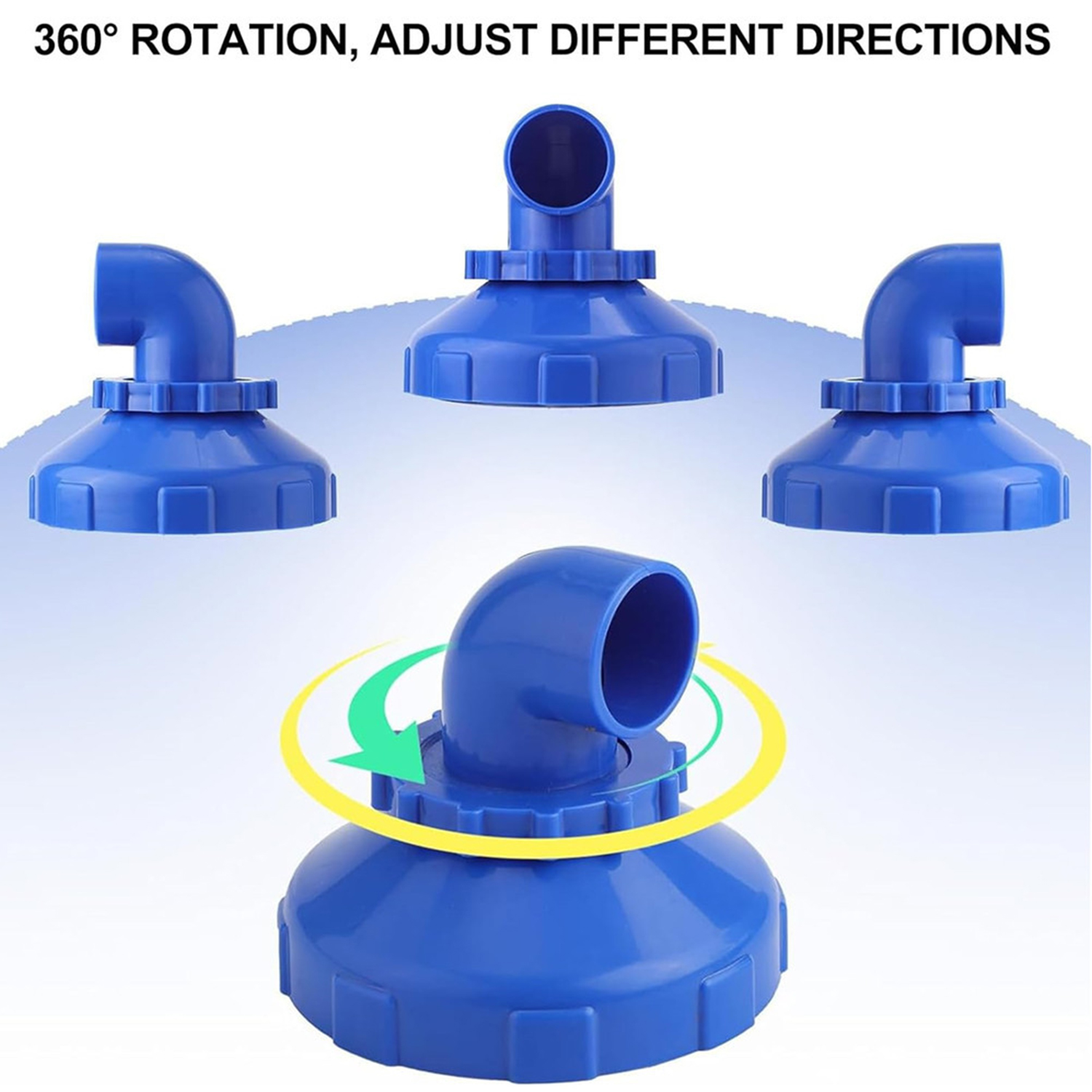 Pool Inlet 360° Rotatable Pool Inlet Nozzle Accessories Pool Backflow Nozzle Flow Inlet Accessories Pool Accessories