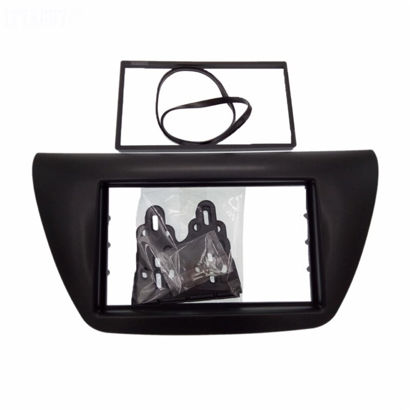 2DIN Autoradio Fascia Fit Voor Mitsubishi Lancer Ix 2006 Plaat Frame Panel Dash Mount Kit Adapter Trim Bezel Dvd speler Trim