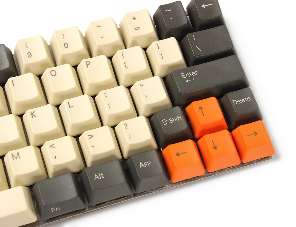 YMDK carbone blanc bleu noir rouge Minila Keyset épais PBT OEM profil Keycaps pour Filco Minila YD60M
