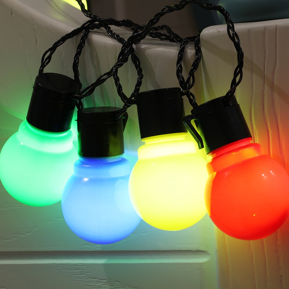 3M 6M Led String Light Ball Globe Bulb Fairy Lights Chain G50 Outdoor Garden Patio Garland Wedding Party Christmas Decoration
