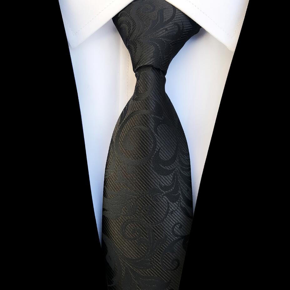 Ricnais-Cravates classiques à carreaux pour homme, 8cm, vert, bleu, tenue de soirée, mariage