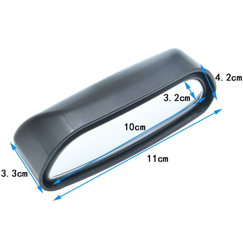 1 Pc Auto Blind Achteruitkijkspiegel Extra Spiegel High-Definition Grote View Bolle Glas Groothoek Rear View Blind Spot spiegel