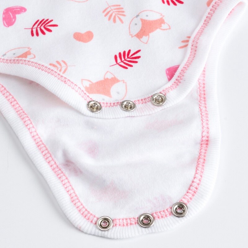 2Pcs/set Newborn Bodysuit Cotton Baby Girl Boy Clothes Short Sleeve Outfit Cartoon body bebe menina body baby ropa de bebe