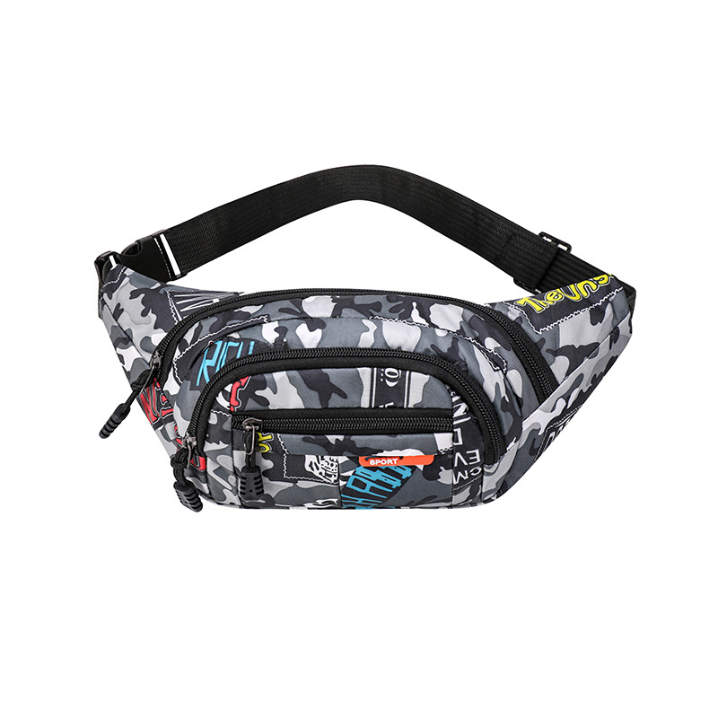 Moda spalla marsupi amanti Camouflage marsupio alpinismo all'aperto Messenger Bag tempo libero Versatile colore Trend Bag