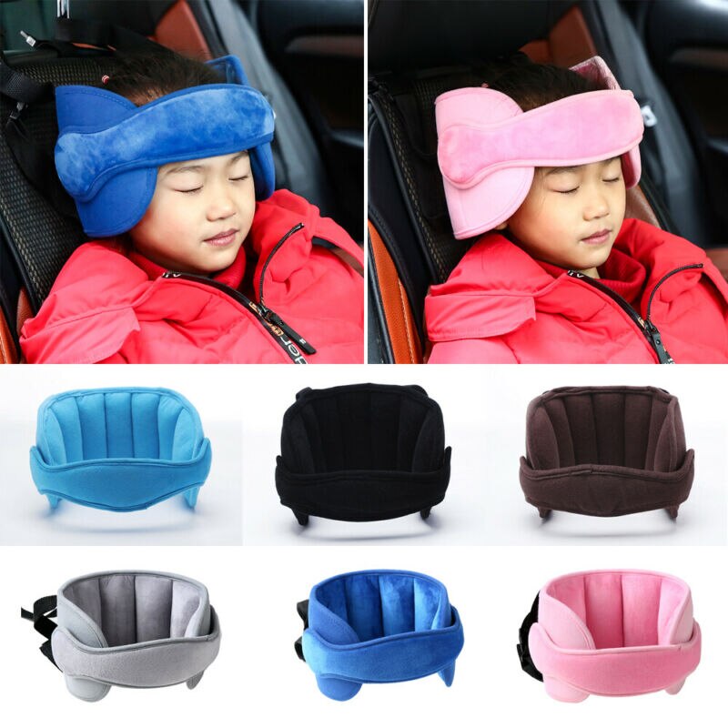 Baby børn justerbar bilsæde hovedstøttehoved fast sovepude nakkebeskyttelse sikkerhed legeplads nakkestøtte