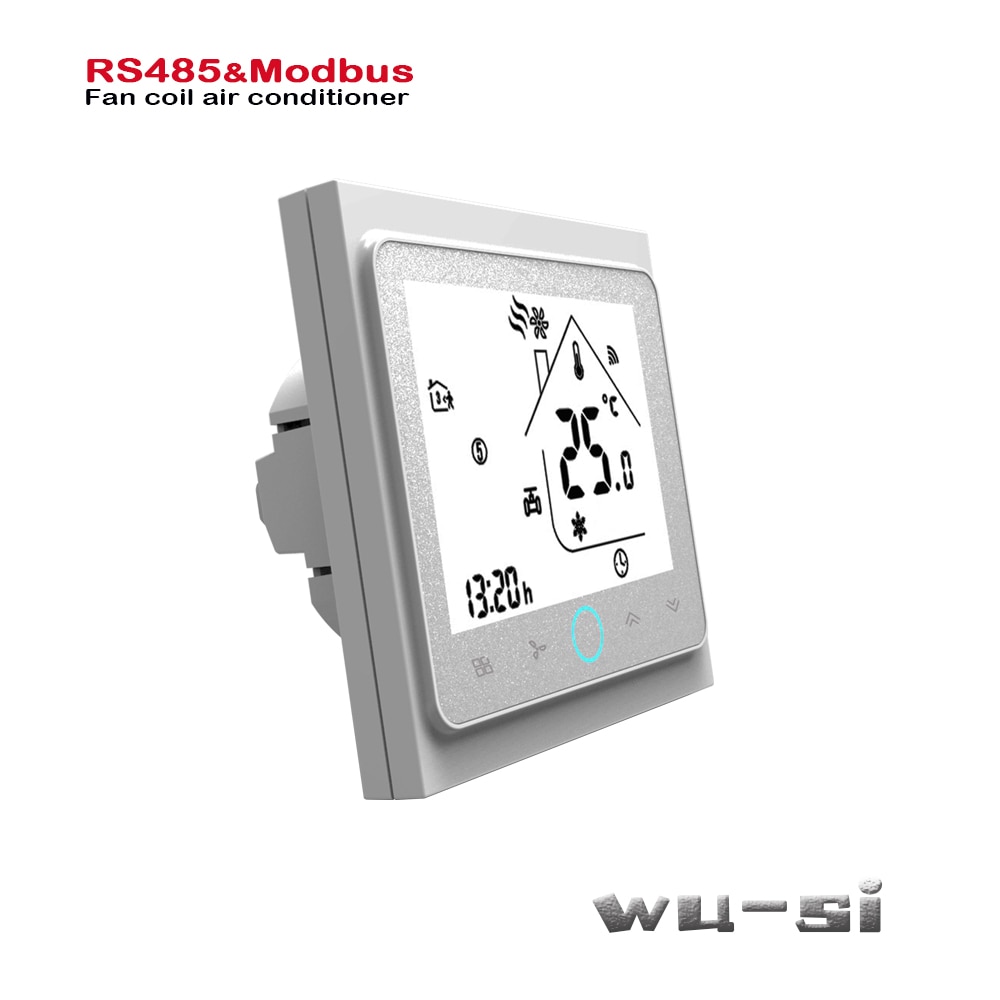 4 rør 2 rør fan coil enhed til køling/varme kontrol switch ,rs485 modbus rtu kommunikation  ,95-240 vac ,24 vac valgfri