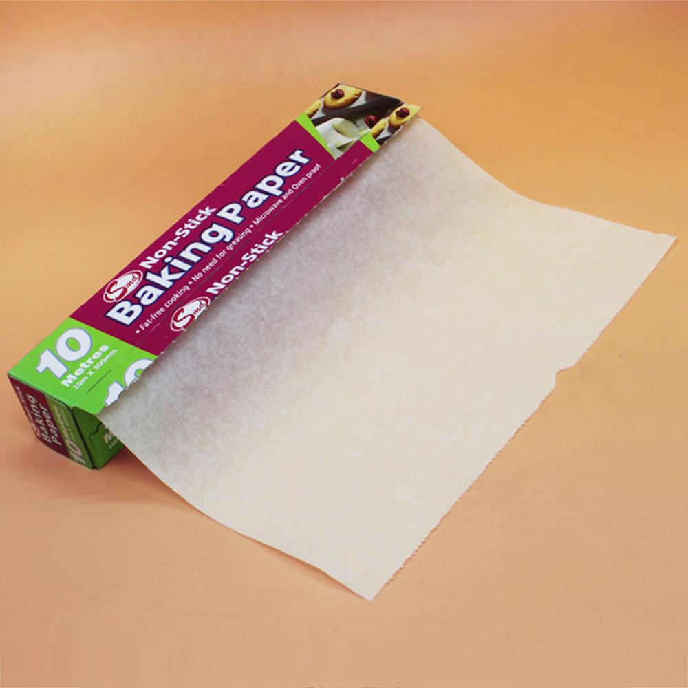 NonStick Cookie Sheet Parchment Paper Baking Sheets Pan Line Paper Oil paper butter non-stick paper 5M 10M @D
