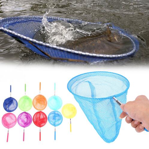 Télescopique pêche insecte papillon libellule filet en acier inoxydable tige attraper têtard poisson filet enfants extérieur Aquarium nettoyage outils