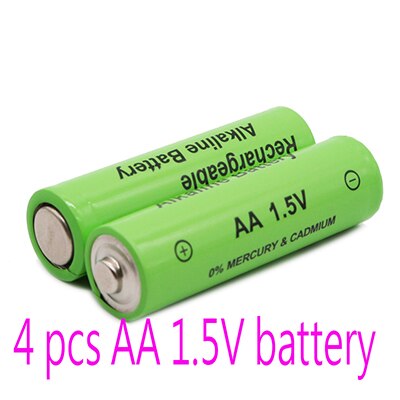 4 ~ 20 pcs/2 lot AA oplaadbare batterij 3000 mah 1.5 V Alkaline Oplaadbare batery voor led licht speelgoed mp3: 4PCS