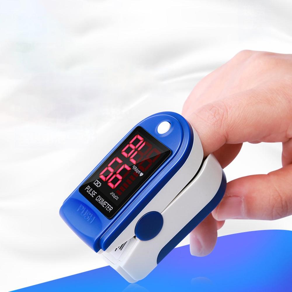 Digital Blood Oxygen Saturation Monitor Tool OLED Finger Pulse Oxygen Heart Rate Meter Portable Finger Clip Pulse Oximeter