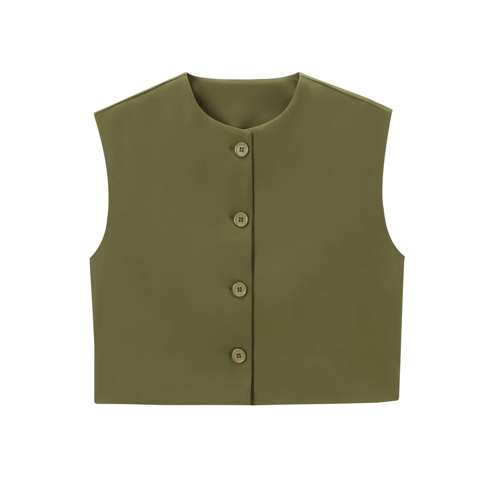 Chaleco Vintage sin mangas para mujer, chalecos holgados a la , abrigo sin mangas para mujer, prendas de vestir exteriores informales para mujer, ropa de calle básica, Tops: M / Gris