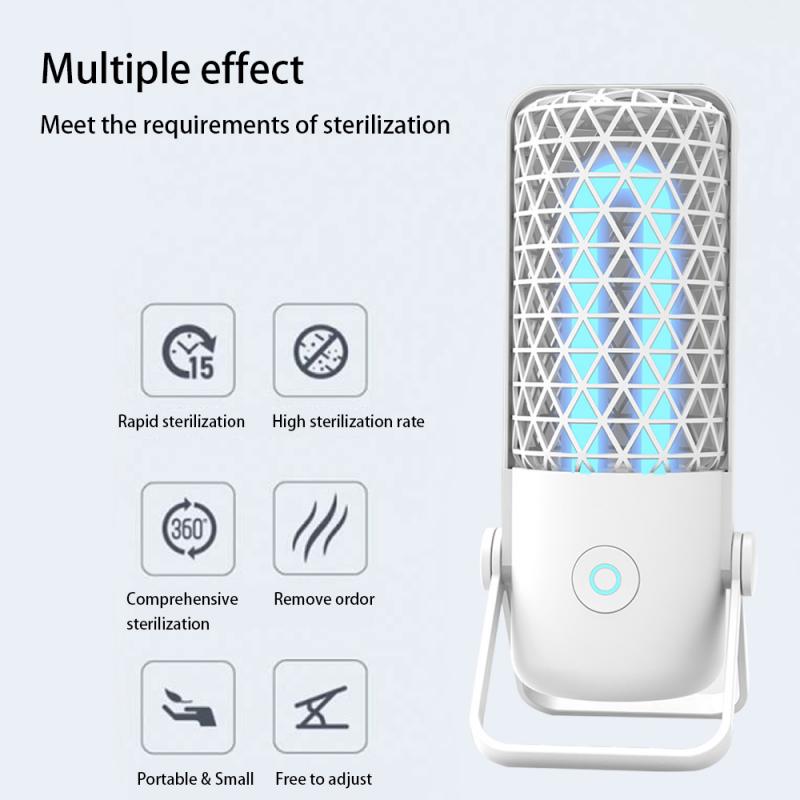 Disinfection Lamp UV Household Disinfection Deodorant Ozone Fast Sterilization Light LED Ultraviolet Germicidal Bacterial