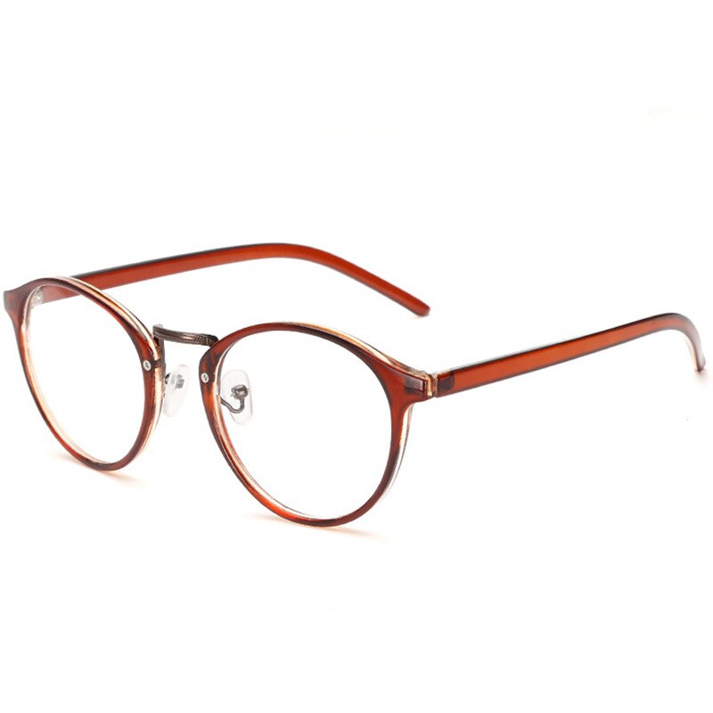 Elbru vintage runda glasögonbågar retro dambågar klar lins glasögonmärke gafas de sol gafas glasögon glasögon: C3