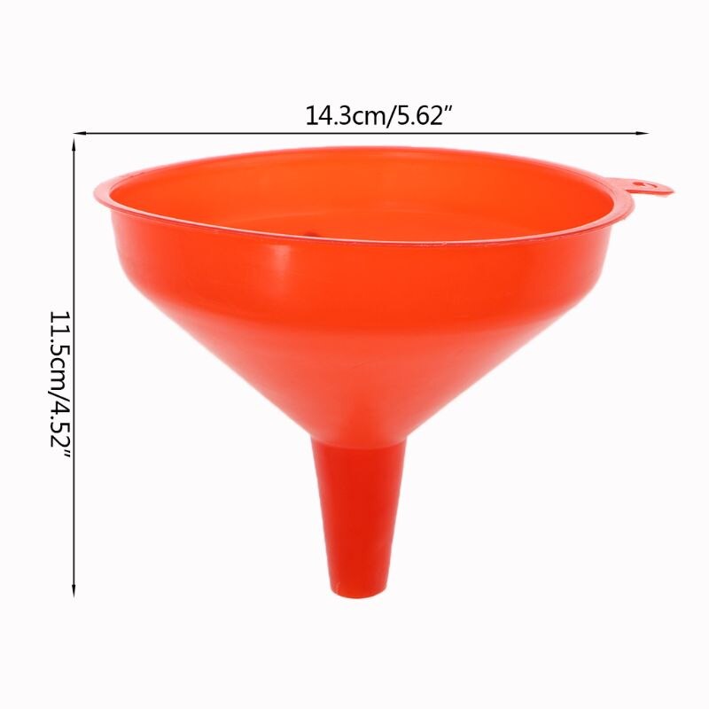 Plastic Filling Funnel Spout Pour Oil Tool Petrol Diesel Car Styling For Car Motorcycle Truck Vehicle L41A: 4