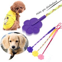 Plastic Pat Paw Shape Convenient Training Stick Cat For Pet Random Color 43cm
